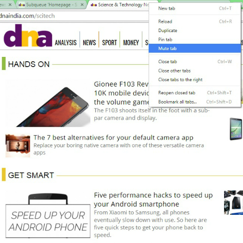 You can now mute individual tabs in Google Chrome RE Learning
